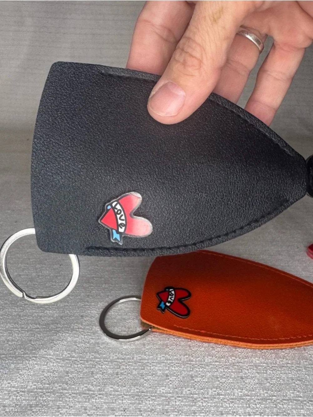 Creative Love Heart Pull Out Key Sleeve